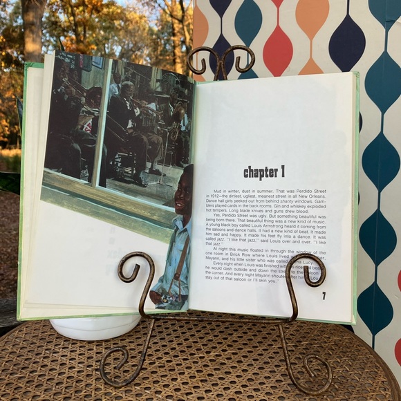 Jazz Ambassador Louis Armstrong by Ruby Wilson Sanders 1973 Hardback USA Printed - Picture 7 of 13